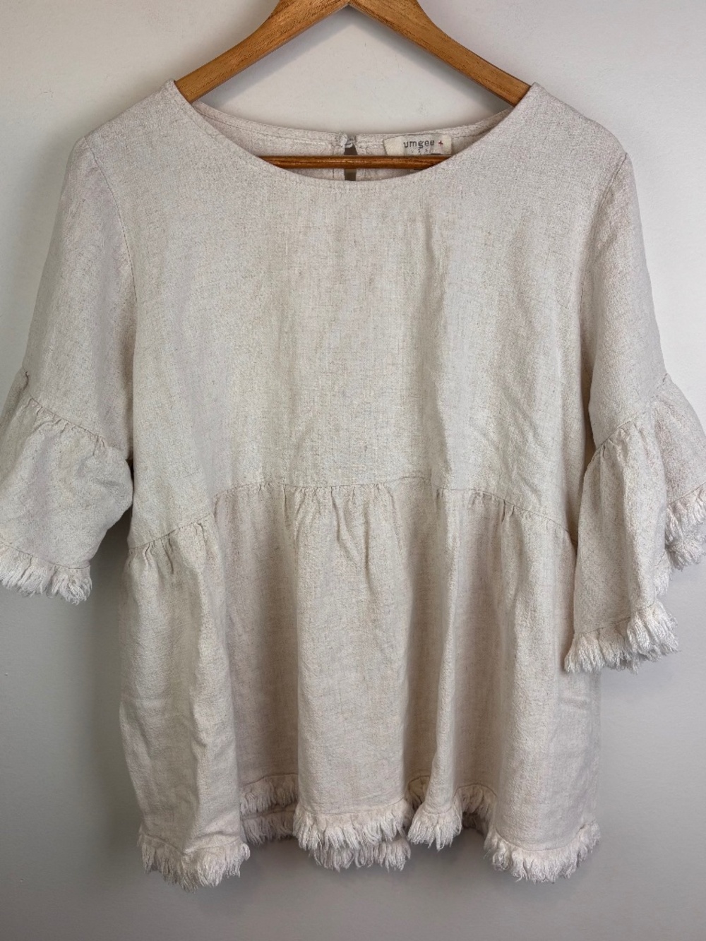 Umgee Peasant Blouse Cottage Boho Spring Top